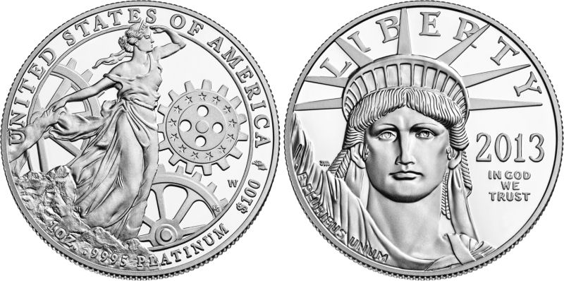 American Platinum Coin. 1oz .9995